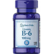 Витамины Puritan's Pride - B-6 100 мг (100 таблеток)