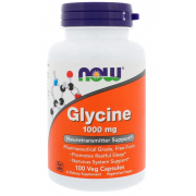 Глицин Now Foods - Glycine 1000 мг (100 капсул)