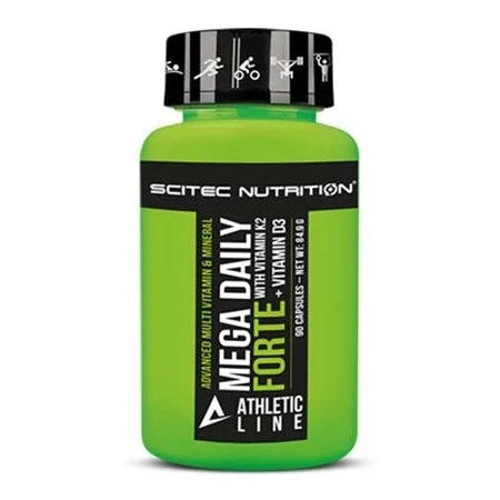 Витамины Scitec Nutrition - Mega Daily Forte + K2 D3 (90 капсул)