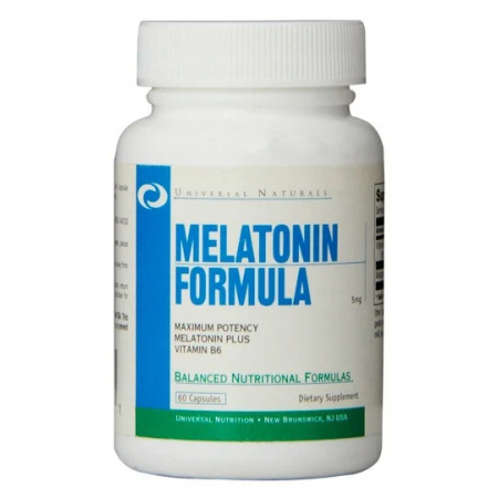Мелатонін Universal Nutrition - Melatonin Formula 5 мг (60 капсул)