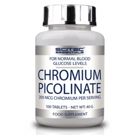 Блокатор жиров Scitec Nutrition - Chromium Picolinate 200 мкг (100 таблеток)