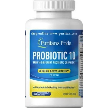 Puritan's Pride - Probiotic 10 (120 капсул)