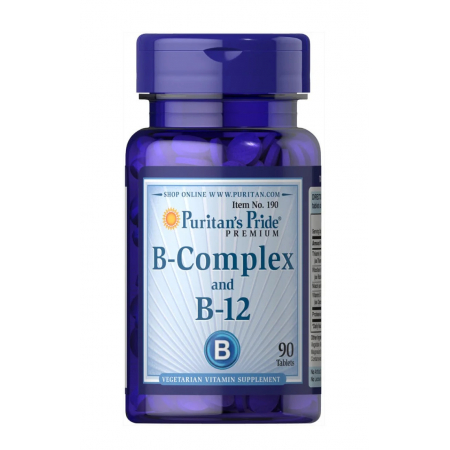 Комплекс витаминов Puritan's Pride - B-Complex and B-12