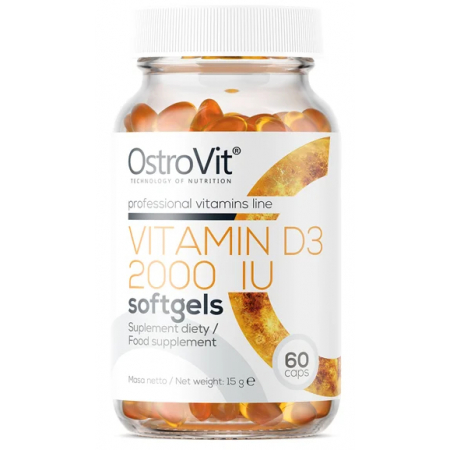 Вітаміни OstroVit - Vitamin D3 2000 IU (60 капсул)