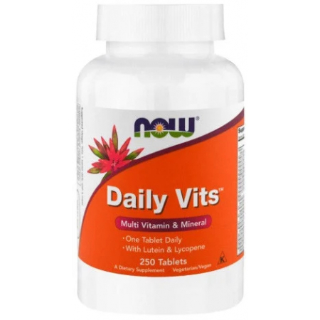 Мультивітаміни та мінерали Now Foods - Daily Vits Multi Vitamin & Mineral (250 таблеток)