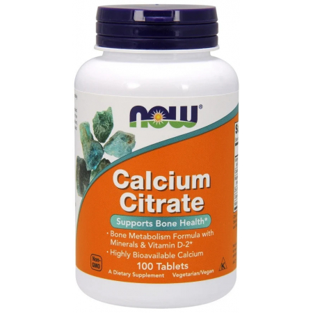 Цитрат кальцію Now Foods - Calcium Citrate (100 таблеток)