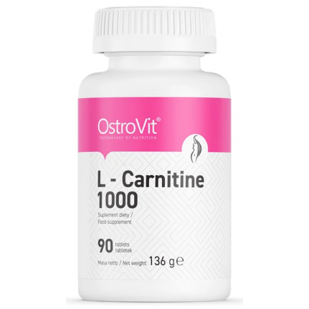 Карнітин OstroVit - L-Carnitine 1000 (90 пігулок)