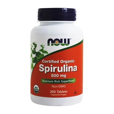 Спирулина Now Foods - Spirulina 500 мг (100 таблеток)