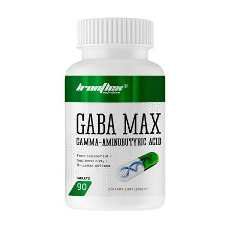 IronFlex Gamma-Aminobutyric Acid - GABA MAX (90 Tablets)