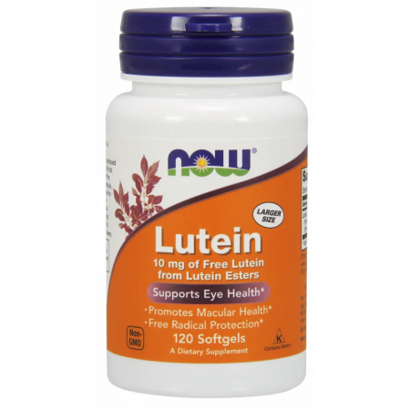 Здоровье глаз Now Foods - Lutein 10 мг (120 капсул)