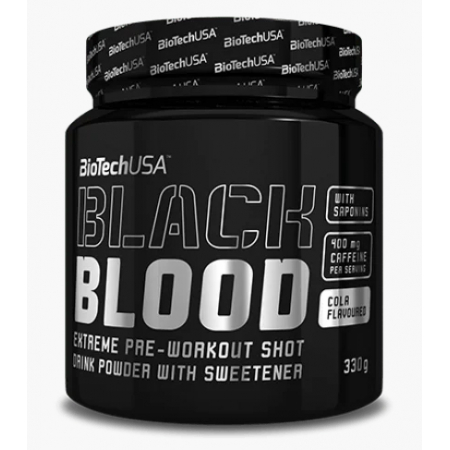 Передтренувальний комплекс BioTech - Black Blood + Caffeine (300 г)