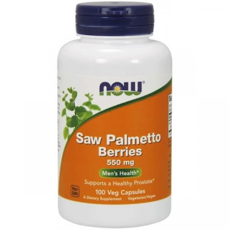 Бустер тестостерона Now Foods - Saw Palmetto Berries 550 мг (100 капсул)