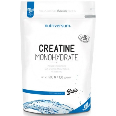 Creatine Nutriversum - Creatine Monohydrate Basic (500 grams)
