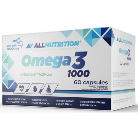 Omega AllNutrition - Omega 3 1000 mg (60 capsules)