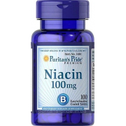 Ниацин Puritan's Pride - Niacin 100 мг (100 таблеток)
