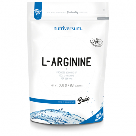 Аргинин Nutriversum - L-Arginine Basic (500 грамм)