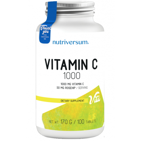 Vitamins Nutriversum -Vitamin C 1000 mg (100 tablets)
