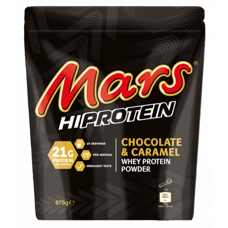 Сироватковий протеїн Mars - Hi Protein (875 грам) chocolate-caramel/шоколад-карамель