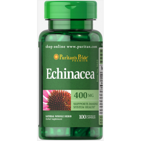 Ехінацея Puritan's Pride - Echinacea 400 мг (100 капсул)