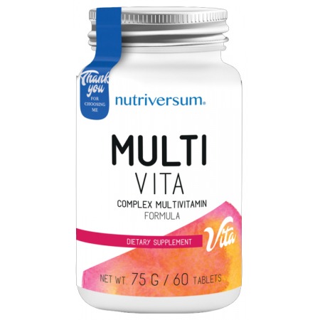 Мультивітамінний комплекс Nutriversum - Multi Vita (60 пігулок)