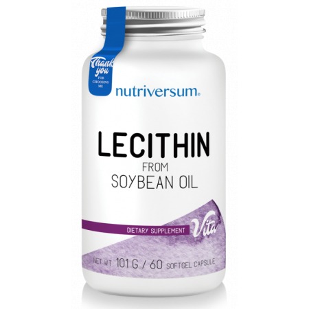 Лецитин Nutriversum - Lecithin Soybean Oil 1200 мг (60 капсул)