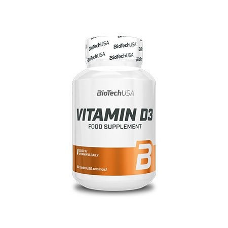 Vitamins BioTech - Vitamin D3 50 mcg (60 capsules)
