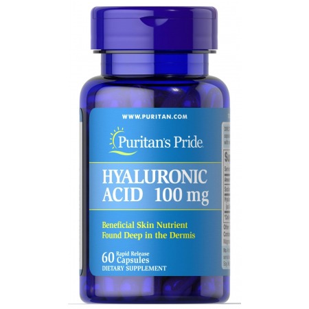 Гиалуроновая кислота Puritan's Pride - Hyaluronic Acid 100 мг (60 капсул)