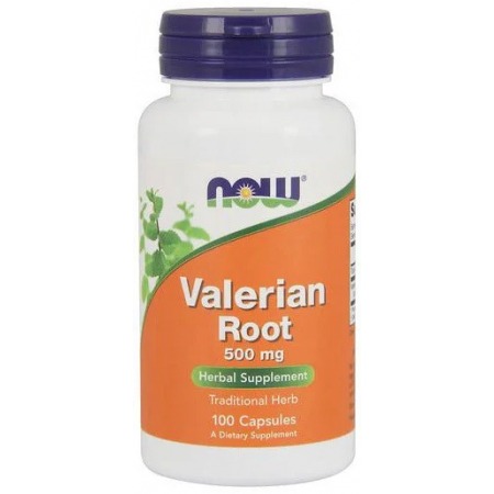Корень валерианы Now Foods - Valerian Root 500 мг (100 капсул)