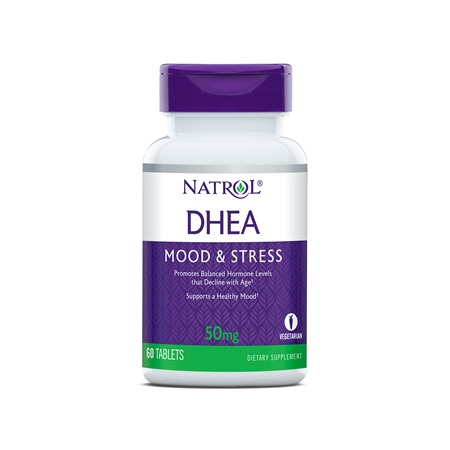 Підтримка рівня гормонів Natrol – DHEA 50 мг (60 капсул)