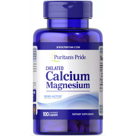 Puritan's Pride - Chelated Calcium Magnesium Mineral Complex (100 capsules)