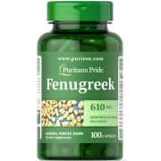 Бустер тестостерона Puritan's Pride - Fenugreek 610 мг (100 капсул)