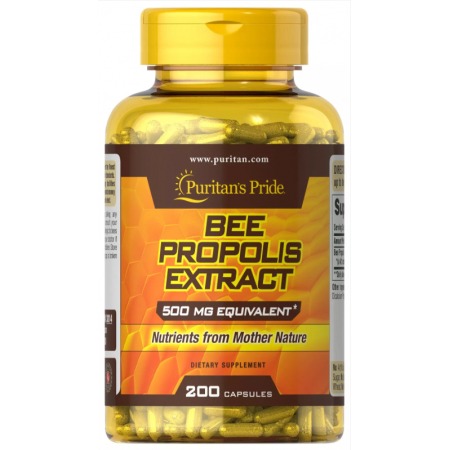 Propolis Puritan's Pride - Bee Propolis Extract 500 mg (200 capsules)