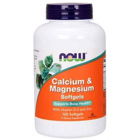 Комплекс минералов Now Foods - Calcium & Magnesium (120 капсул)