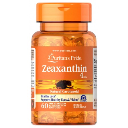 Здоровье глаз Puritan's Pride - Zeaxanthin 4 мг (60 капсул)