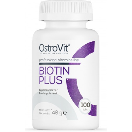 Вітаміни OstroVit - Biotin Plus (100 пігулок)