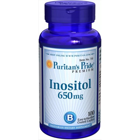 Витамины Puritan's Pride - Inositol 650 мг (100 таблеток)