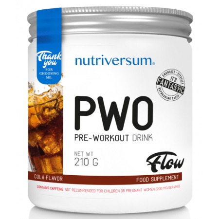 Pre-workout complex Nutriversum - PWO Pre-Workout Powder (210 grams)