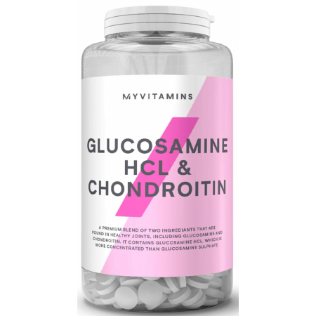 Для суглобів та зв'язок Myprotein - Glucosamine HCL & Chondroitin (120 таблеток)
