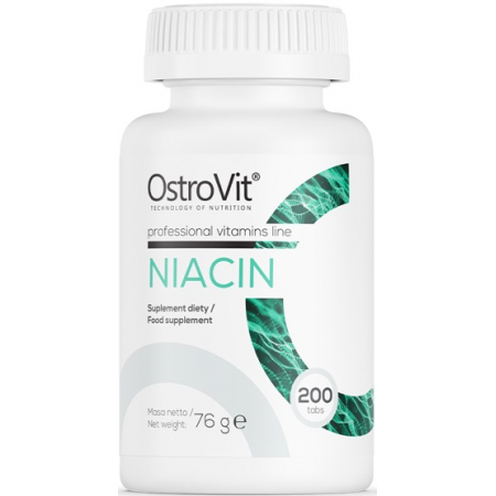 OstroVit Metabolism Support - Niacin (200 Tablets)