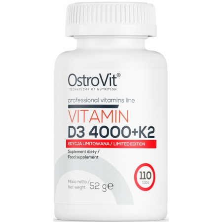 Вітаміни OstroVit - Vitamin D3 4000 + K2 Limited Edition (110 таблеток)