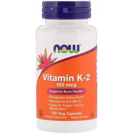 Вітаміни Now Foods - Vitamin K-2 100 мкг (100 капсул)