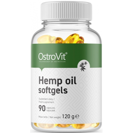 Конопляна олія OstroVit - Hemp Oil (90 капсул)