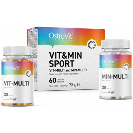 Вітаміни та мінерали OstroVit - Vit & Min Sport (60 капсул)