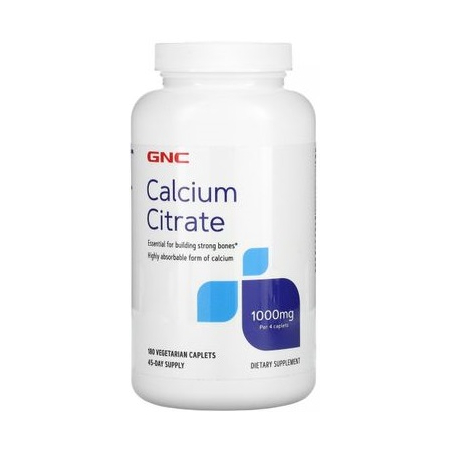 Цитрат кальция GNC - Calcium Citrate 1000 (180 капсул)