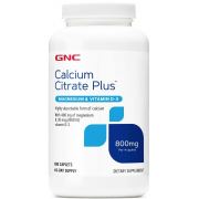 Цитрат кальция GNC - Calcium Citrate Plus (180 капсул)