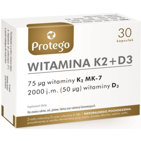 Vitamins Salvum Lab - Vitamina K2 + D3 (30 capsules)