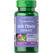 Поддержка печени Puritan's Pride - Milk Thistle Extract 1000 мг (90 капсул)
