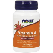 Вітаміни Now Foods - Vitamin A 25000 IU (100 капсул)