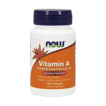 Vitamins Now Foods - Vitamin A 25000 IU (100 capsules)