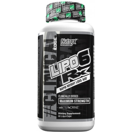 Многокомпонентный жиросжигатель Nutrex Research - Lipo 6 Rx (60 капсул)